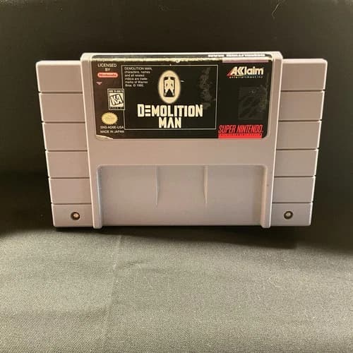 💥 Demolition Man – Super Nintendo Entertainment System (SNES) Authentic 💥