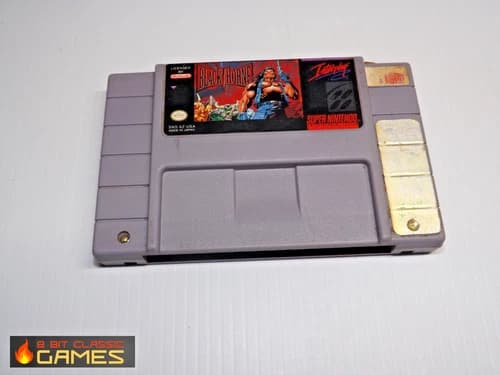 AUTHENTIC! Blackthorne WORN GAME ONLY - SUPER NINTENDO SNES - 526a