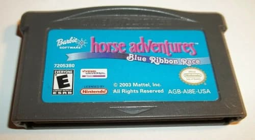 Barbie Horse Adventure - Blue Ribbon Race - Gameboy Advance - Cart Only - Tested