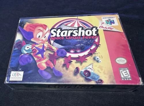 Starshot: Space Circus Fever for Nintendo 64 N64 In Box CIB Rare!
