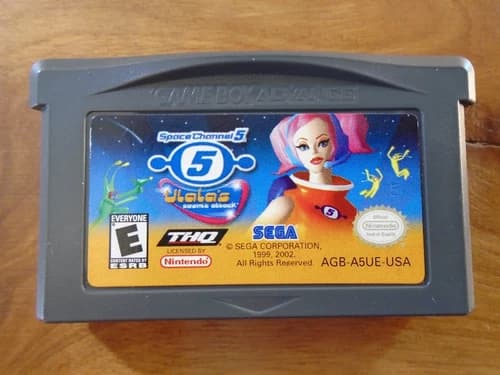 Space Channel 5 Ulala's Cosmic Attack Game Boy Advance Game Only~Tested/Working