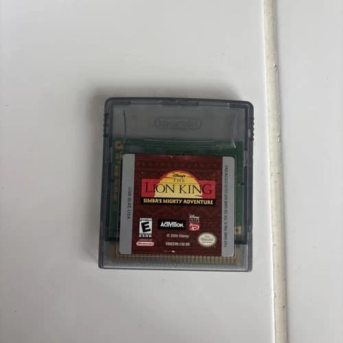 Game Boy, Color, The Lion King Simba’s Mighty Adventure
