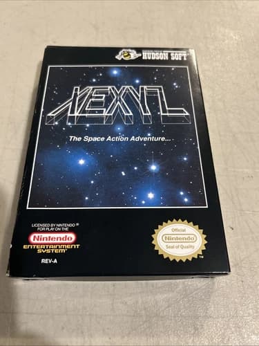Xexyz a Space Action Adventure (NES, Nintendo, 1990) Complete with box - Tested