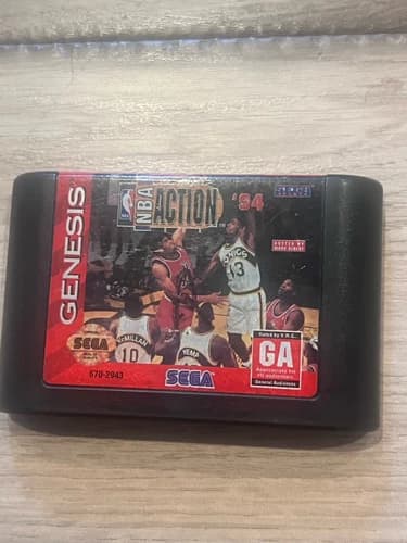 NBA Action '94 (Sega Genesis, 1994) CART ONLY