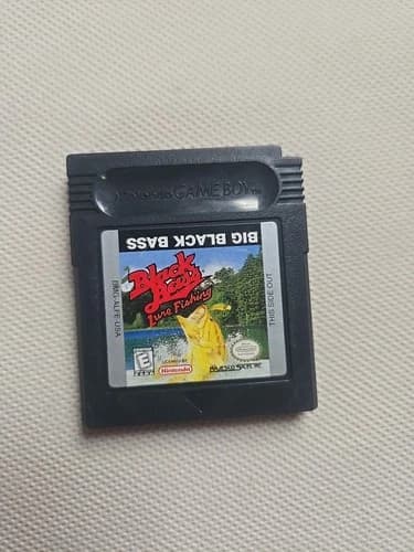 Vintage 1999 Black Bass Lure Fishing (Nintendo Gameboy) Tested