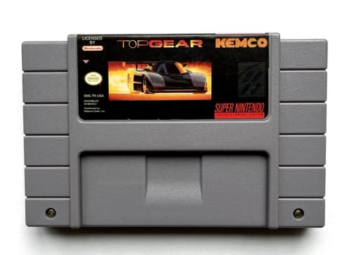 Top Gear (Super Nintendo, SNES, 1992) SNES Tested