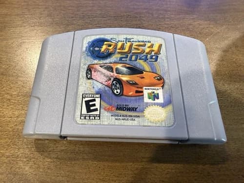 San Francisco Rush 2049 N64 (Nintendo 64, 2000) Tested Working Authentic
