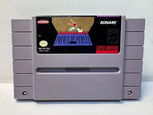 Prince of Persia (Super Nintendo SNES, 1992) Authentic. Working.