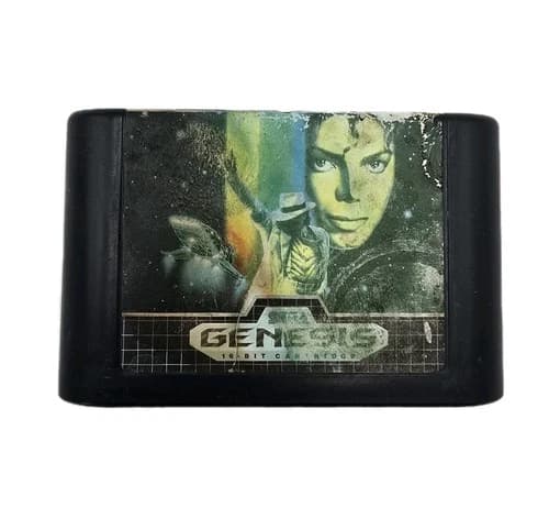 Michael Jackson's Moonwalker (Sega Genesis, 1990) Cart Only Authentic