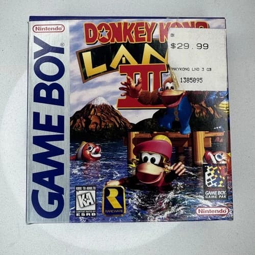 Donkey Kong Land 3 III Complete - Nintendo Game Boy - CIB