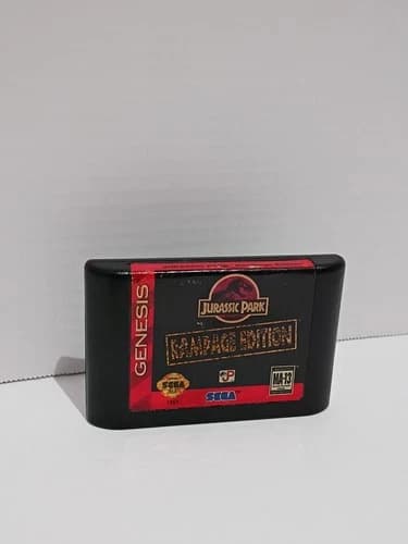 Jurassic Park: Rampage Edition - Sega Genesis, 1994 Cartridge Game Only - Tested