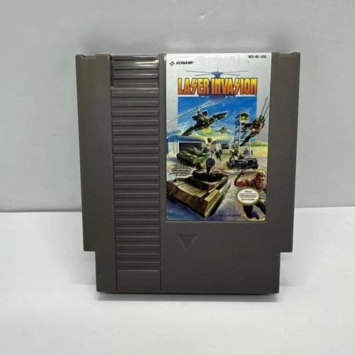 NES Laser Invasion Nintendo Entertainment System 1991 Cleaned & Tested