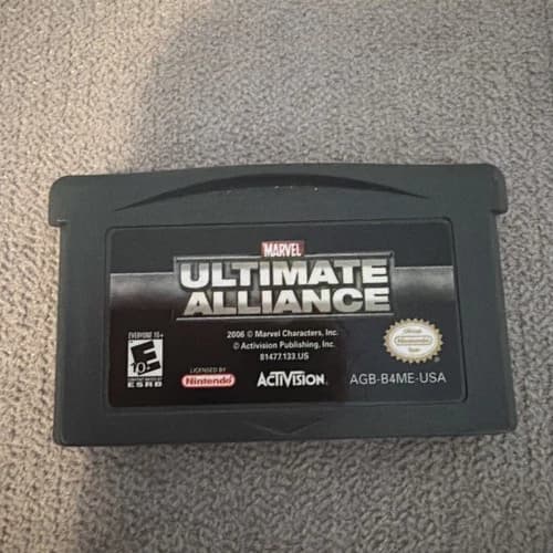 Marvel Ultimate Alliance Game Boy Advance GBA- Tested