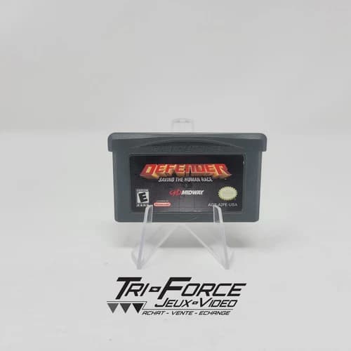 Defender : Saving the human Race Nintendo Gameboy Advance GBA Cart Free shipping