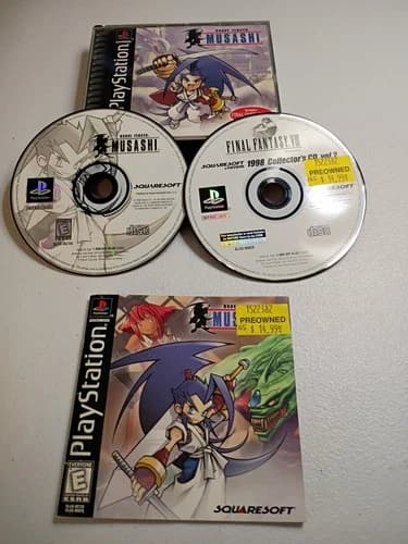 Brave Fencer Musashi (Sony PlayStation 1, 1998) Complete w Registration PS1