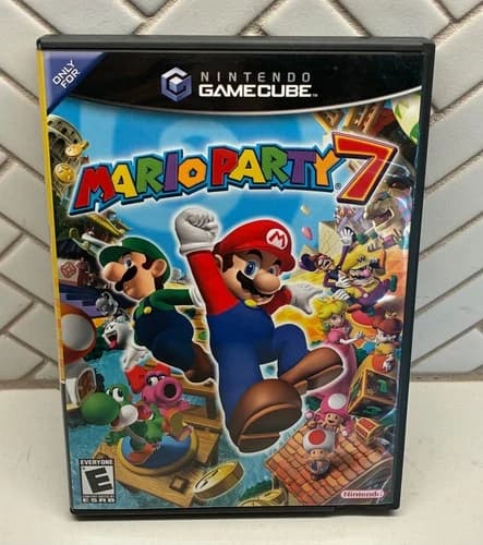 Mario Party 7 Nintendo GameCube (2005) Complete CIB W/ Manual Tested Working