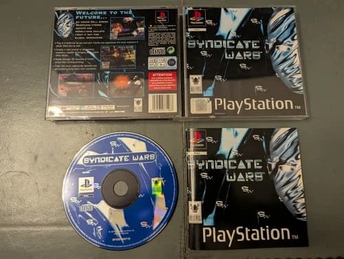 Syndicate Wars - Sony PlayStation 1 PS1 - Complete with Manual