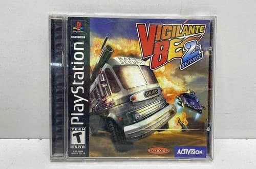 Vigilante 8: 2nd Offense - Sony PlayStation (CIB with Registration Card)