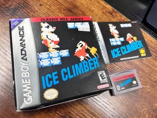 Ice Climber Classic NES Series Nintendo Game Boy Advance CIB Complete in Box GBA