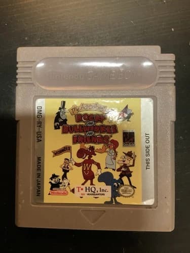 The Adventures of Rocky and Bullwinkle and Friends: Game Boy(1991) Tested/Works