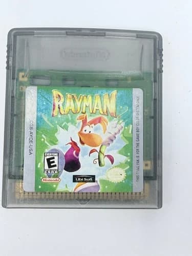 Rayman (Nintendo Gameboy Color, 1998) Label Wear- TESTED & WORKS