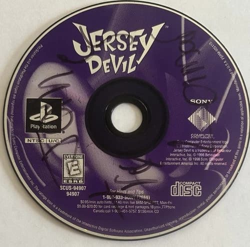 Jersey Devil (Sony PlayStation 1, PS1) DISC ONLY | RARE!!! | M2151