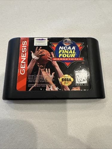 NCAA Final Four Basketball (Sega Genesis, 1994) Cartridge Only! Works! Fun Game!