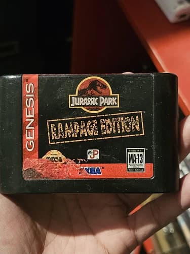 Jurassic Park: Rampage Edition (Sega Genesis, 1994) Authentic, Game Cart Only