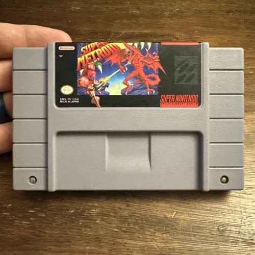 Super Metroid (Super Nintendo SNES, 1994) Clean Label - Tested - Authentic