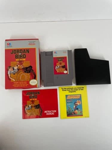 Jordan vs. Bird: One on One (Nintendo NES, 1988) CIB Complete In Box