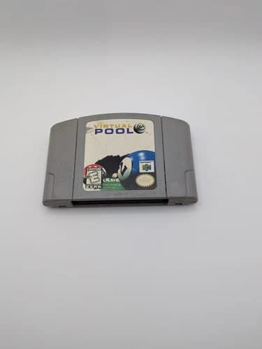 Virtual Pool 64 (Nintendo 64, 1998) TESTED AND WORKING