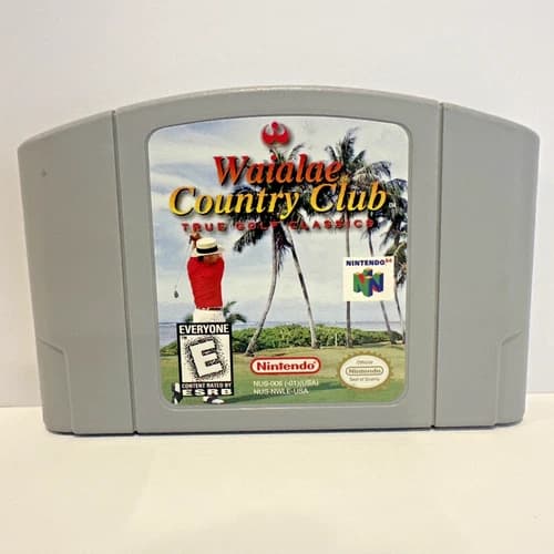 True Golf Classics: Waialae Country Club (Nintendo 64, 1998) N64 Authentic Cartr