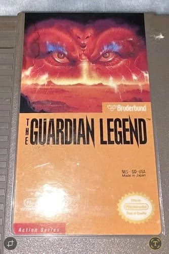Rare THE GUARDIAN LEGEND Nintendo Game Cartridge NES Authentic, Tested & Works