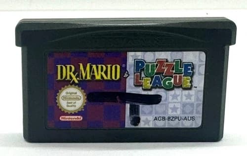 Dr. Mario and Puzzle League Game Boy Advance Cartridge Only Video Game