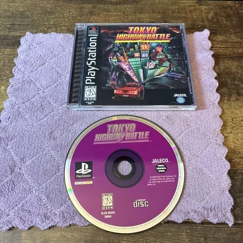 Tokyo Highway Battle (Sony PlayStation, 1996) PS1 Game Complete CIB Tested