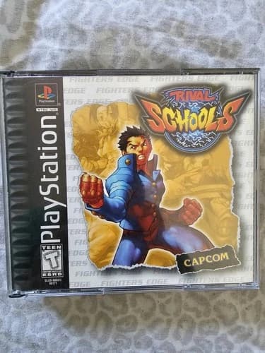Rival Schools PS1 PlayStation 1 Complete CIB w/ Reg Card Excellent Discs Tested!