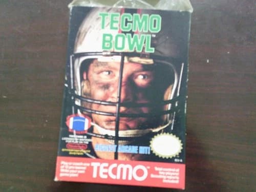 Tecmo Bowl Nintendo NES Game (1989) With Box and Manual - DC