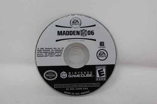 Madden NFL 06 Nintendo GameCube Disc Only