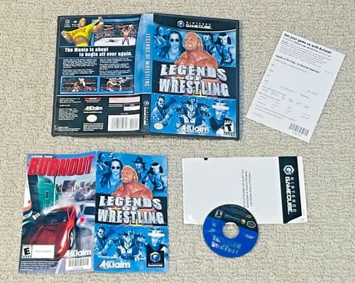 Legends of Wrestling (Nintendo GameCube) Game CIB - Complete - Tested