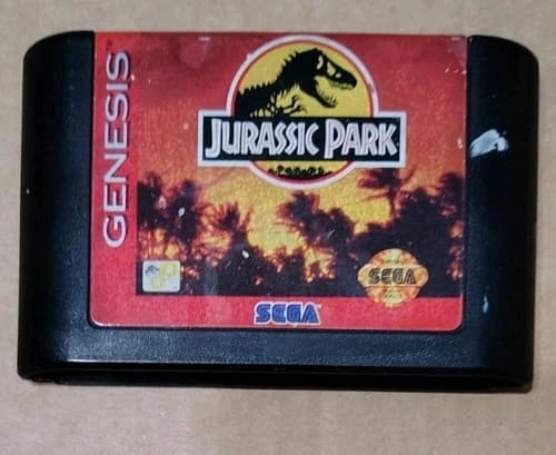 Sega Genesis Jurassic Park Game Cartridge Only 1993- Tested