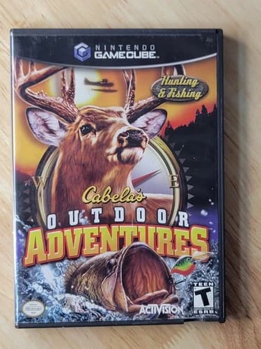Cabela's Outdoor Adventures (Nintendo GameCube, 2005) Complete/CIB