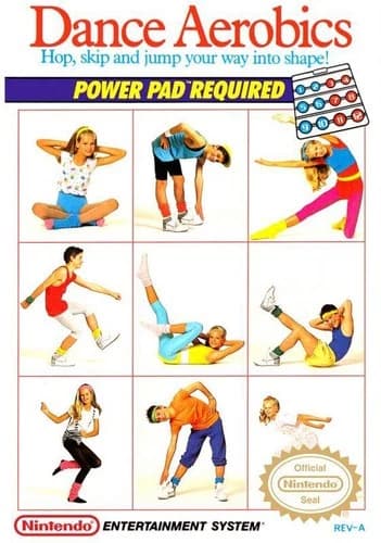Dance Aerobics For Nintendo NES Vintage Exercise 6E