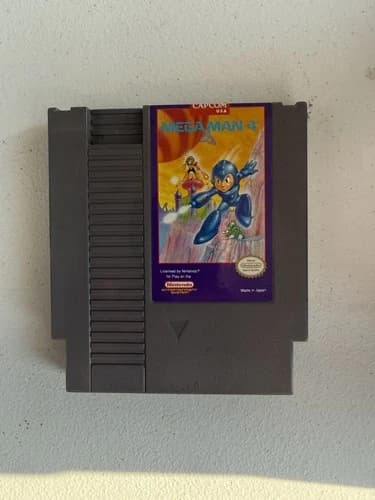 Capcom Mega Man 4 Nintendo NES Game Cartridge Mega Man Series