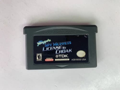 Muppets Spy Muppets License to Croak GameBoy Advance Nintendo GBA