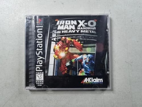 Iron Man X-O Manowar in Heavy Metal (Sony PlayStation 1, PS1) - Black Label CIB