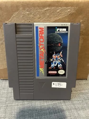 Irem America Metal Storm Nintendo NES NTSC-U/C (US/Canada) Game Cartridge