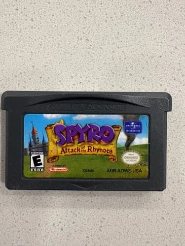 Spyro Attack of the Rhynocs - NINTENDO GAME BOY ADVANCE GBA - Authentic