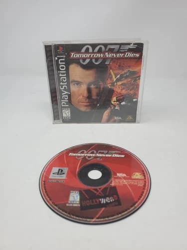 Tomorrow Never Dies 007 PlayStation 1 PS1 Complete With Manual CIB Black Label