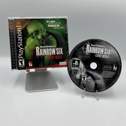 Tom Clancy's Rainbow Six: Lone Wolf (Sony PlayStation 1, 2002) PS1 Complete CIB