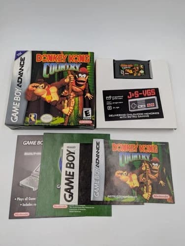 Nintendo Game Boy Advance Donkey Kong Country CIB Complete in Box Authentic